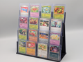 Trading Card Display Shelf for Top Loaders | Pokemon, MTG, Sports Card Wall Mount Rack | 3D Printed TCG Organizer & Display Stand Grid