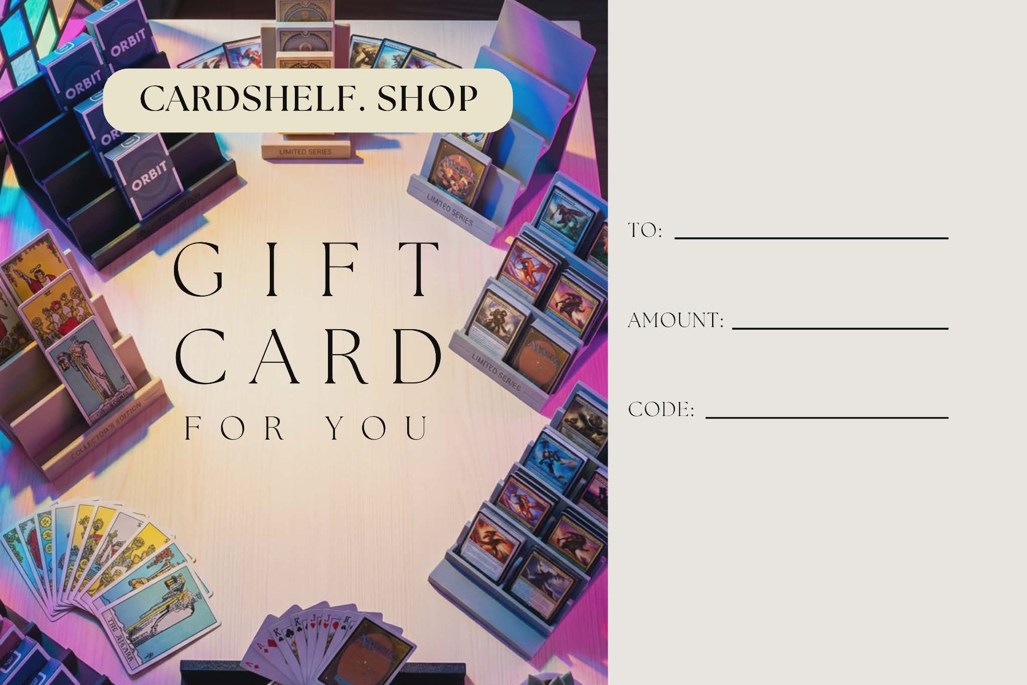 The Card Shelf Workshop Gift Card