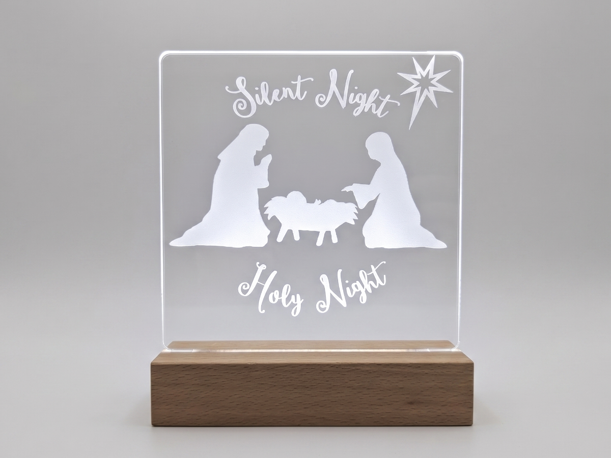 Nativity Scene LED Lamp: Holy Night Christmas Decor