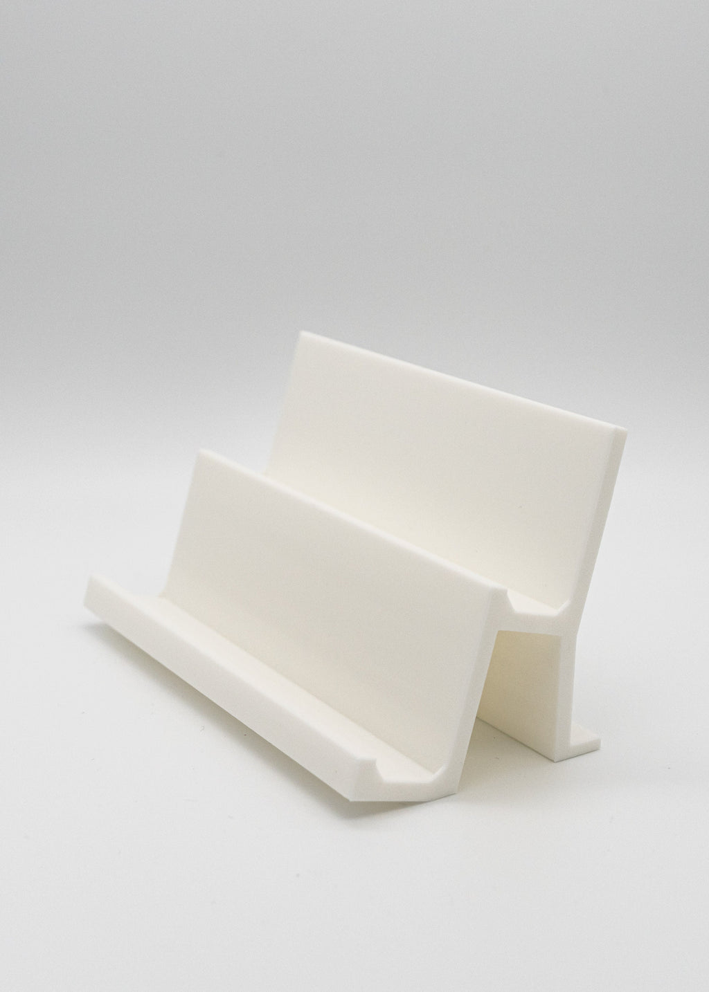 Poker deck display stand step shelf