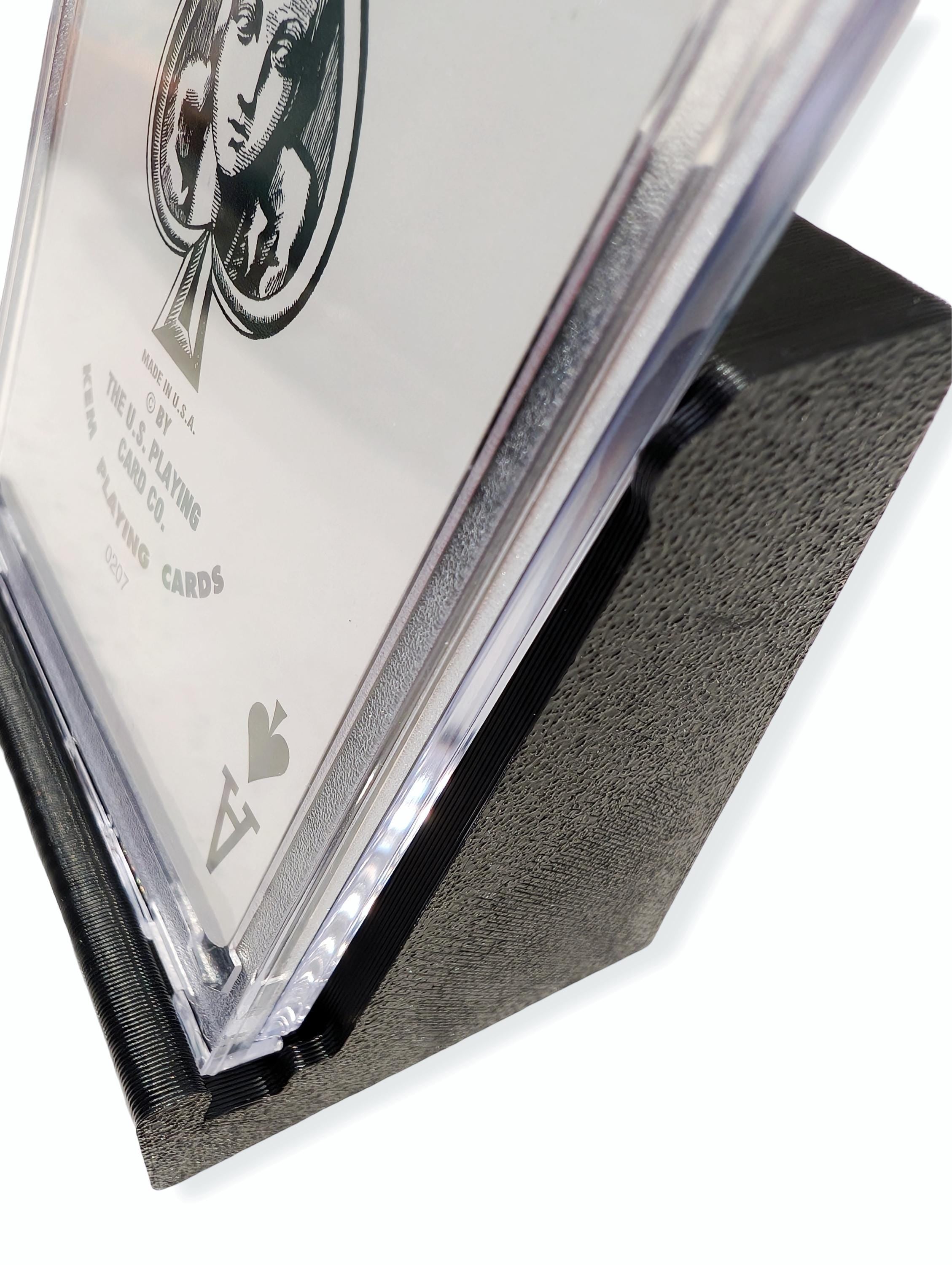 Trading Card Display Shelf: Wall Mount or Desk Stand