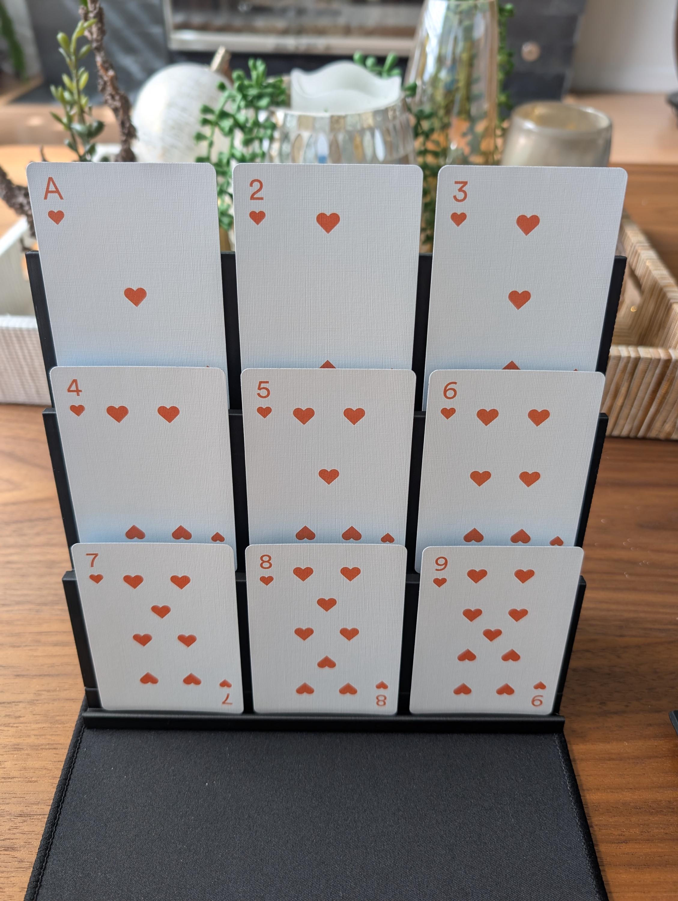 Trading collectible cards TCG, MTG, CCG, board games, display shelf, collapsible, packable, movable