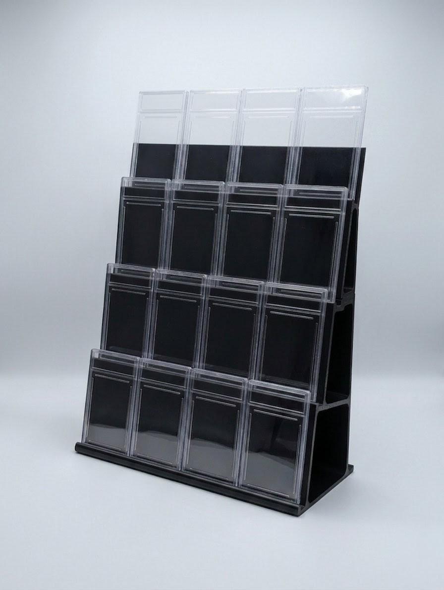 Graded Card Display Shelf for PSA BGS CGC Slabs | Collectible Trading Card Stand