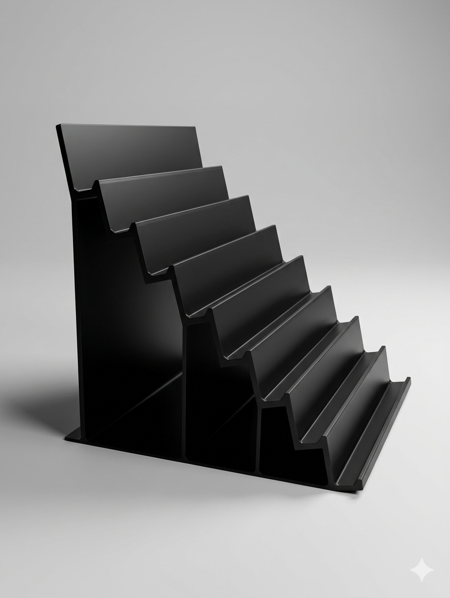 Playing Card Deck Display Stand | Large Step Shelf